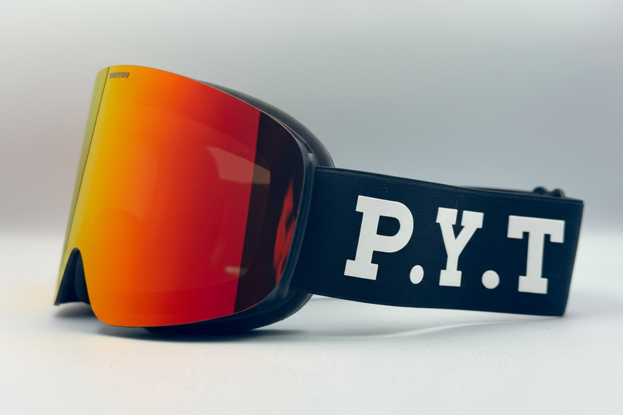Zimmerparty Red ski goggle – P.Y.T Gear